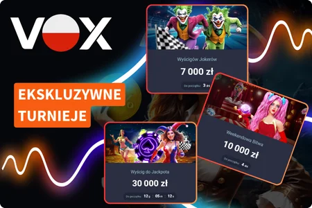 Vox Casino Ekskluzywne turnieje — walcz o specjalne nagrody