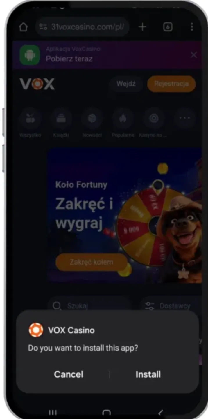 Uruchom plik instalacyjny